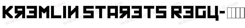 Kremlin Starets Regu字体转换